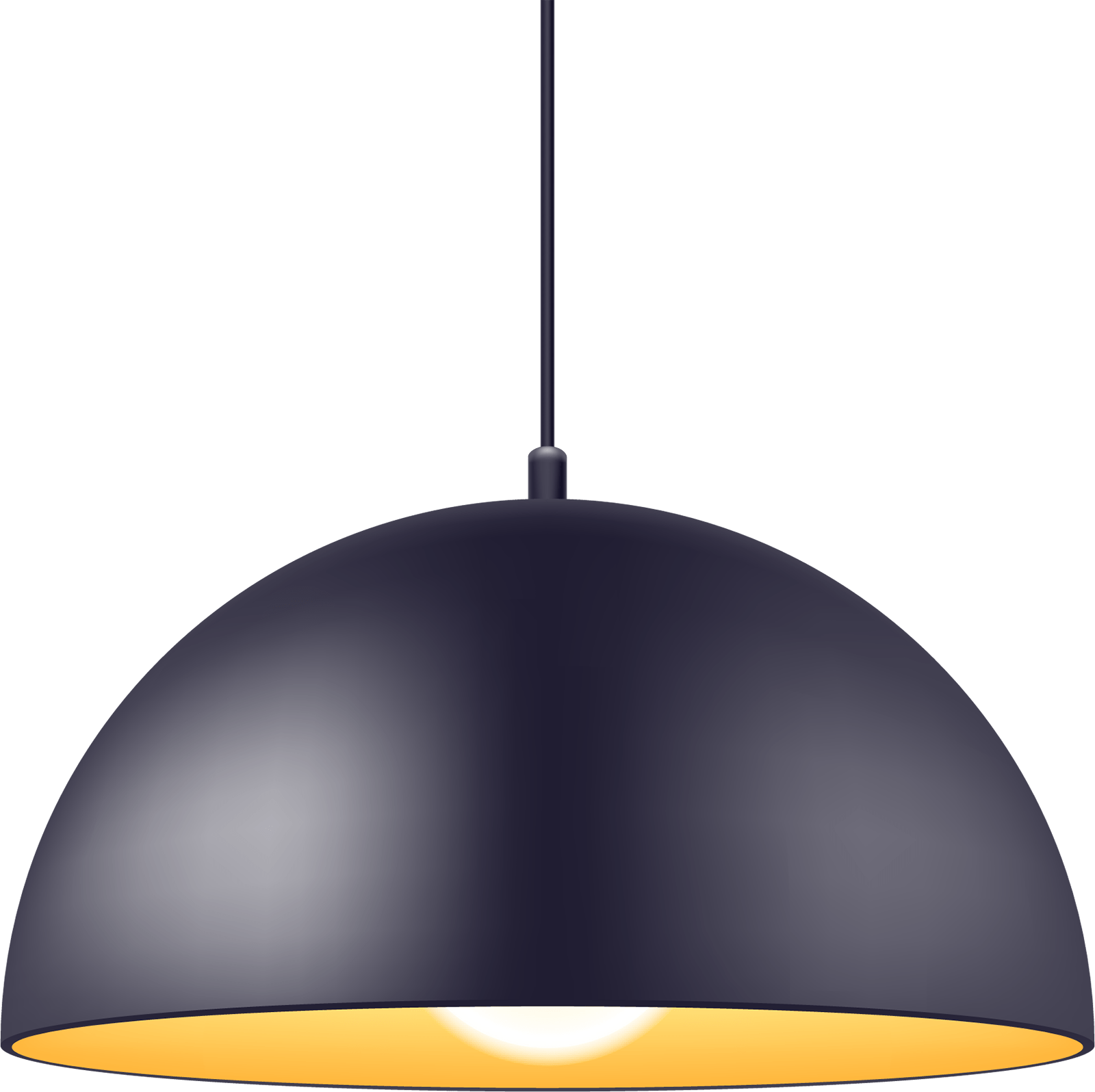 Pendant light lamp vector illustration